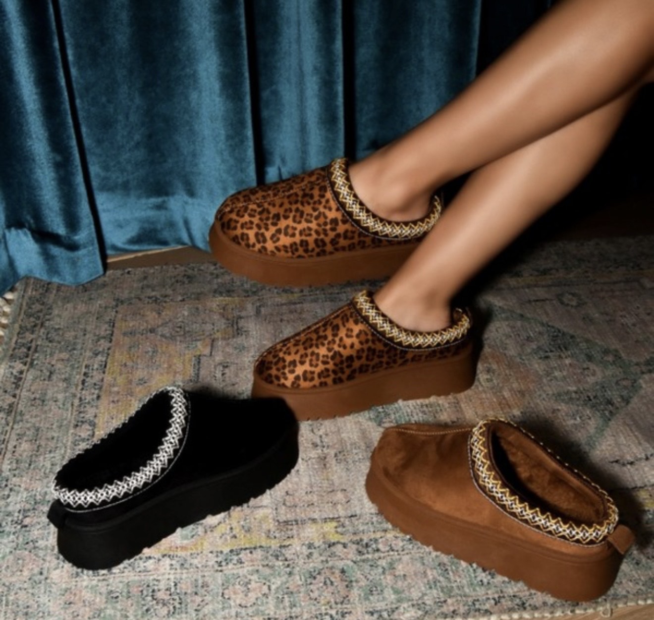 Winter Platform Slip-On Shoes